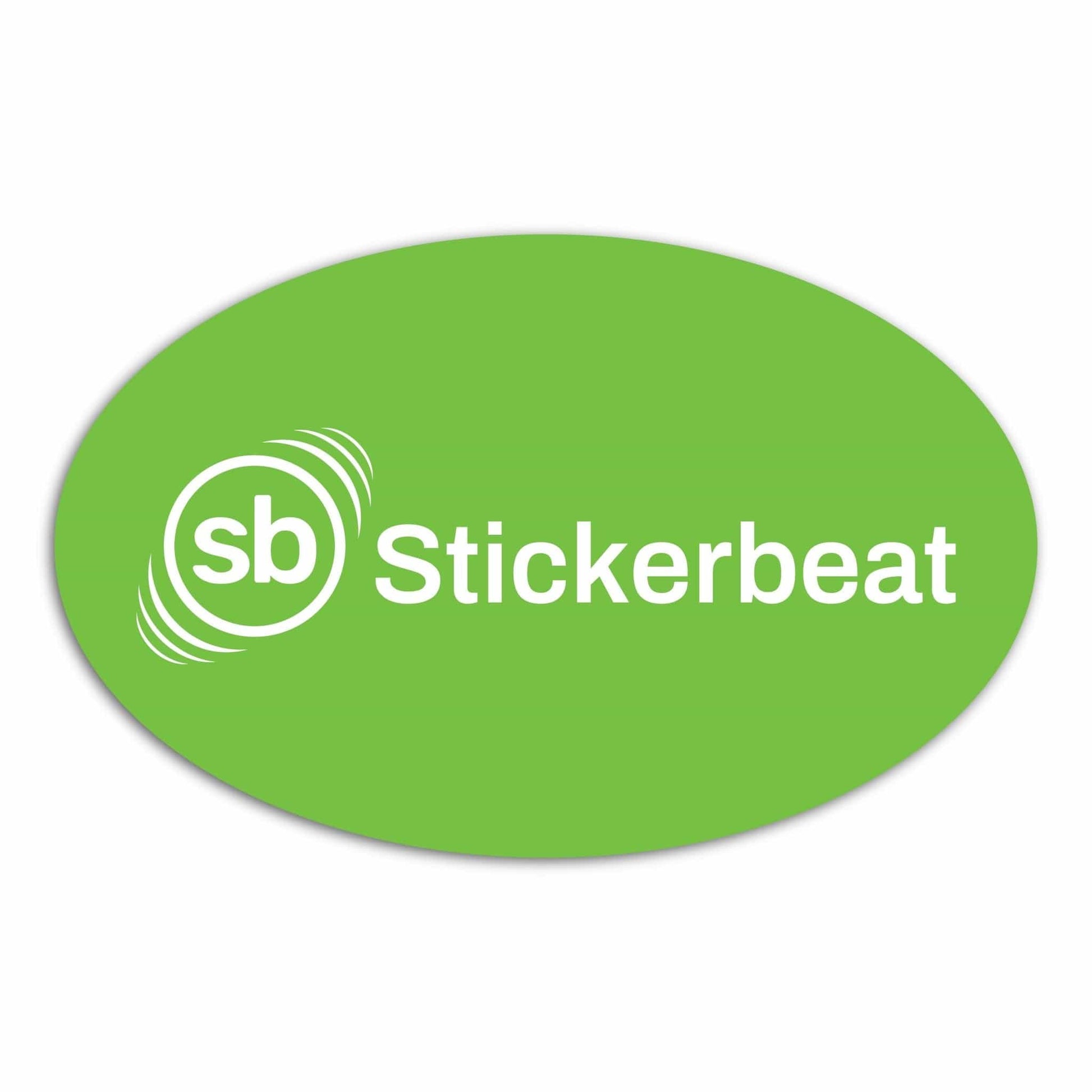 "Oval Stickers - Stickerbeat.com"
