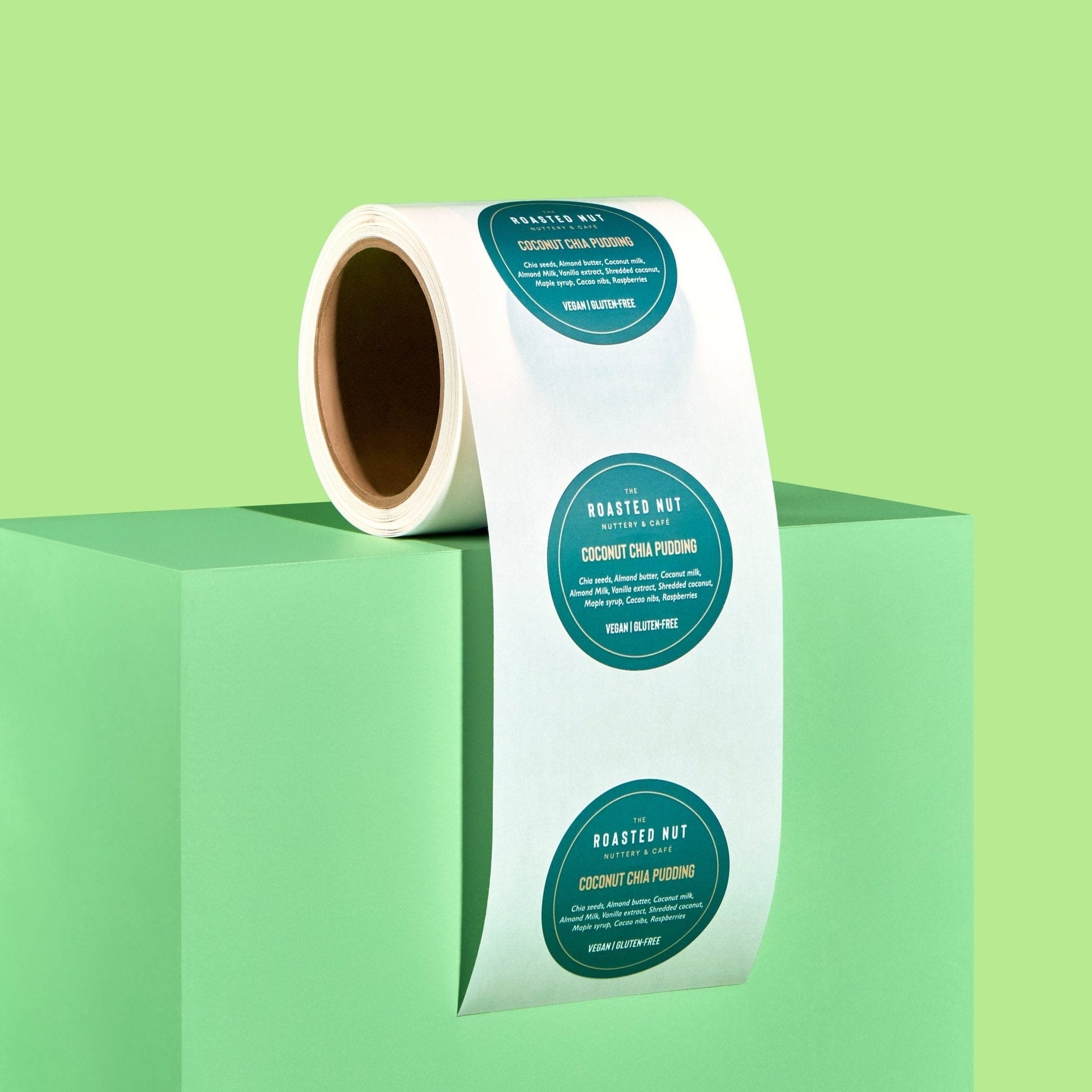 "Circle Roll Labels - Stickerbeat.com"