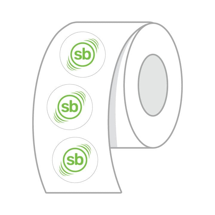 "Circle Roll Labels - Stickerbeat.com"