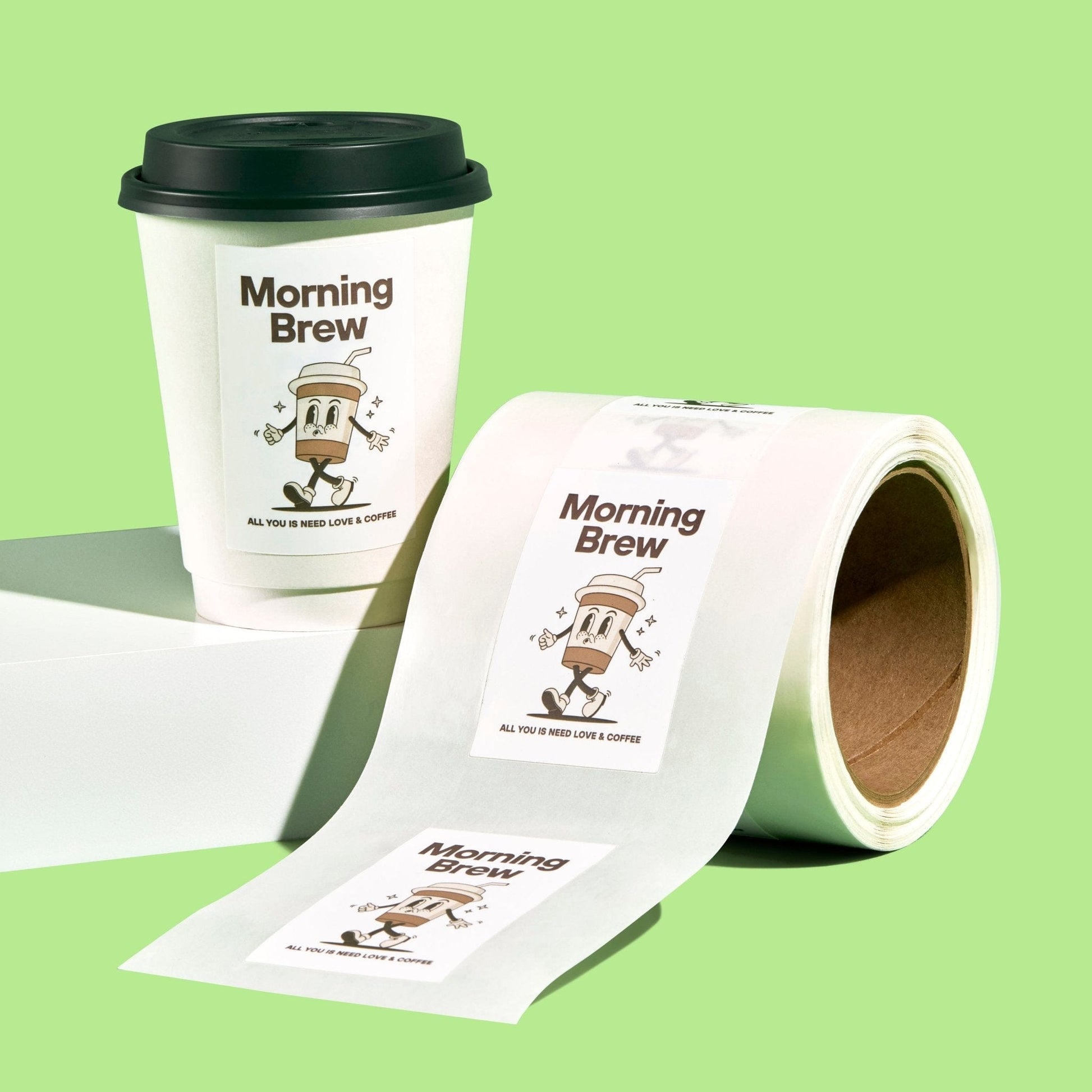 "Rectangle Roll Labels - Stickerbeat.com"
