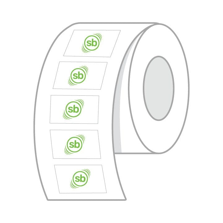 "Rectangle Roll Labels - Stickerbeat.com"