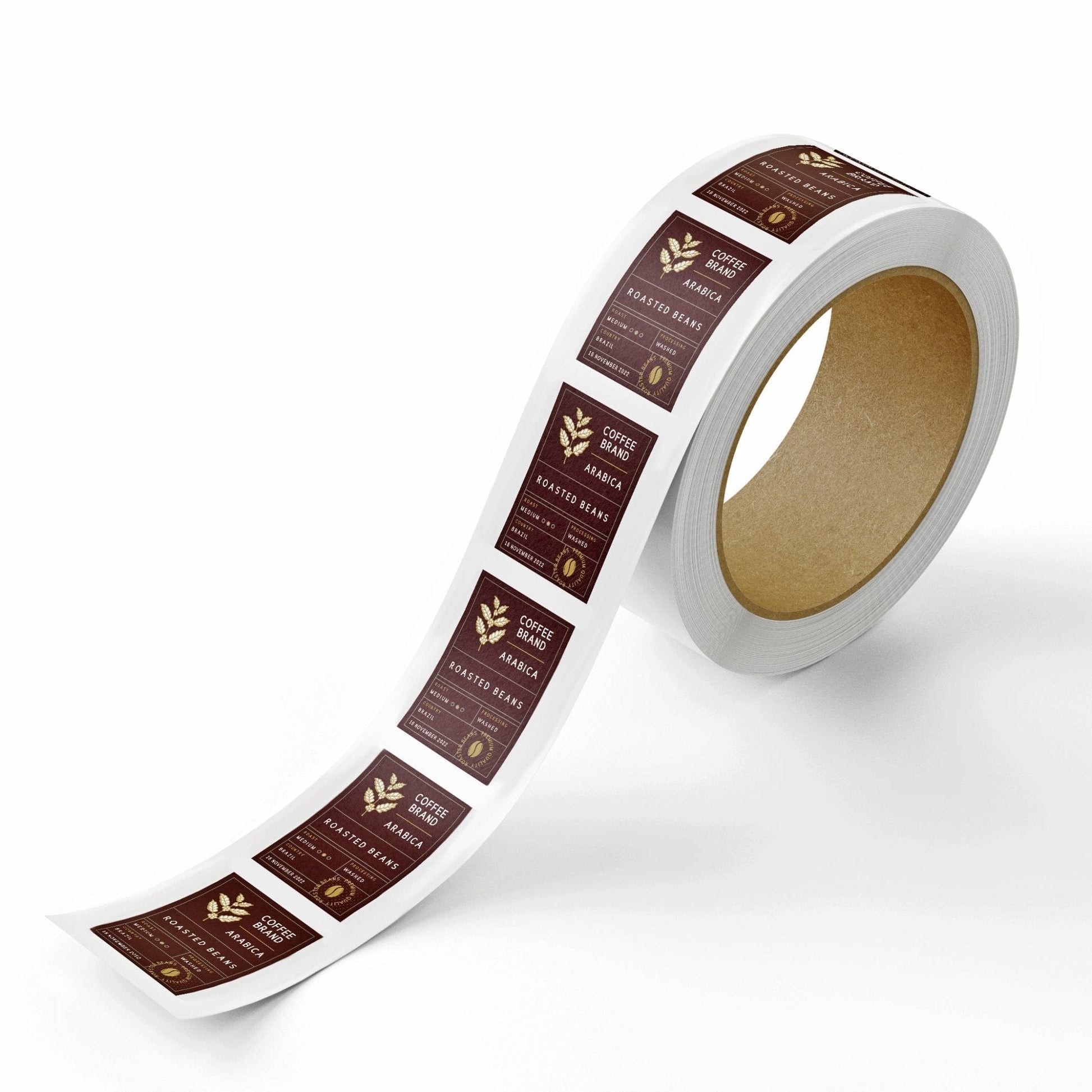 "Rectangle Roll Labels - Stickerbeat.com"