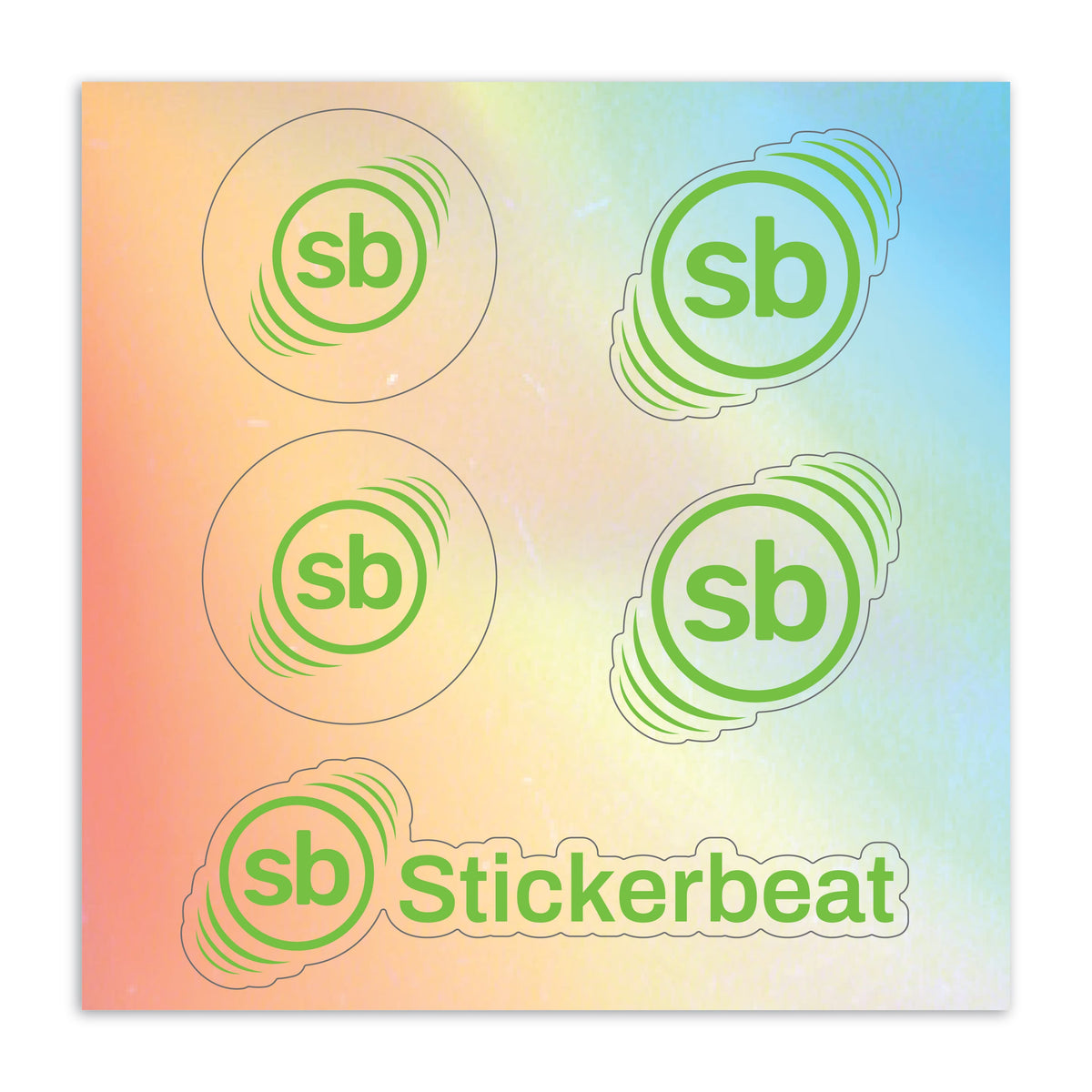 Holographic Sticker Sheets