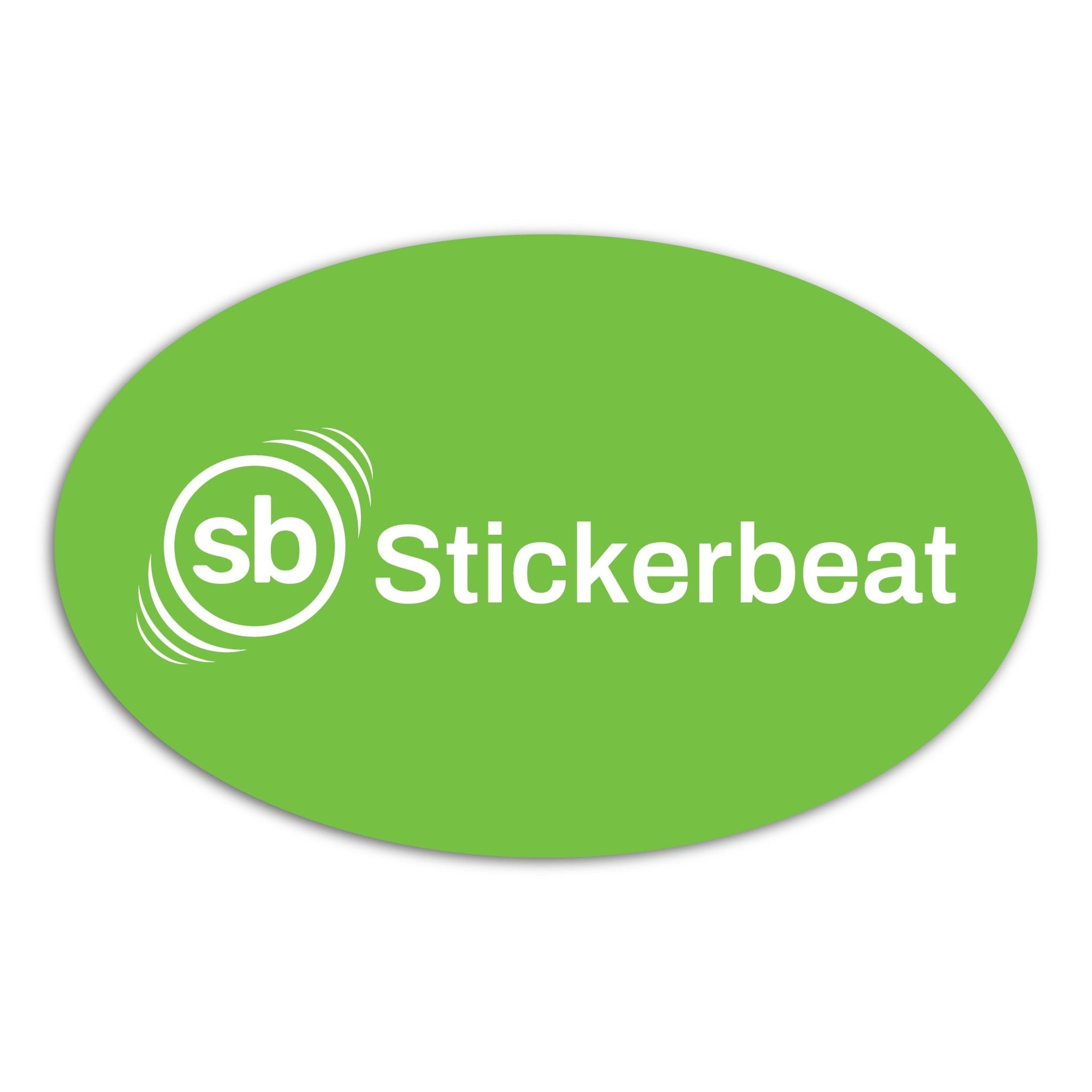 Oval Stickers - Stickerbeat.com