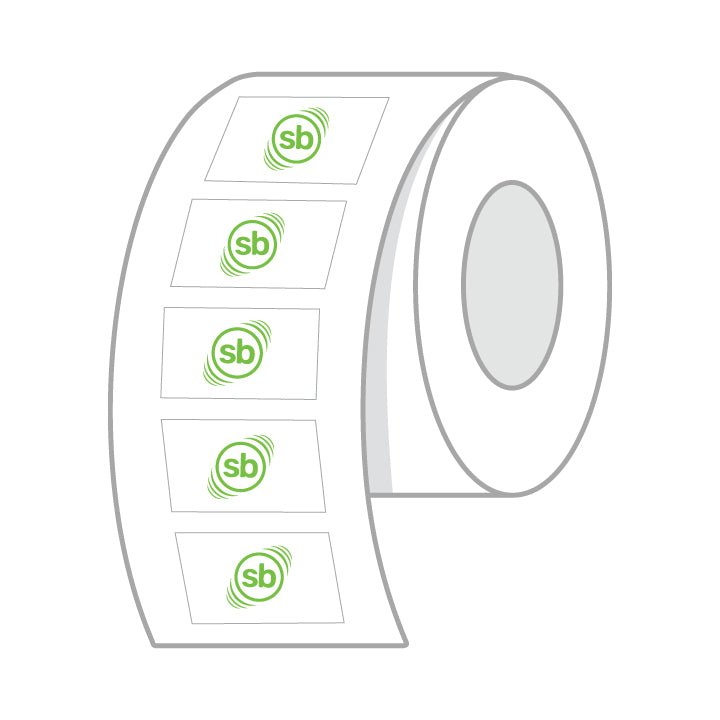 Rectangle Roll Labels - Stickerbeat.com